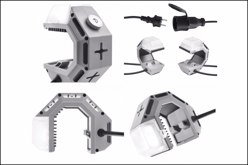 Construction site lamp image